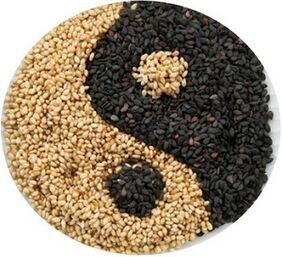 black and white sesame seeds to increase strength