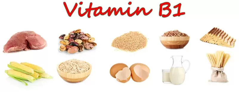 vitamin B1 in products for strength